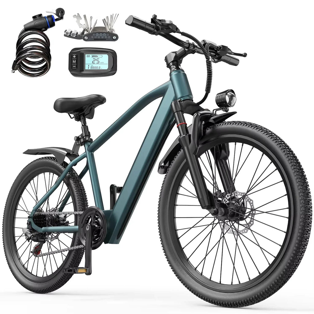 URLIFE GT300 26 Inch Electric Bike - UK Commuter E-Bike – alternate product view 3