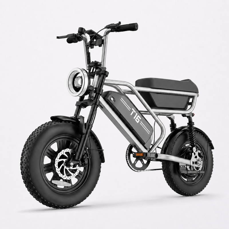URLIFE T16 fat tyre electric bike on the same near-white studio background as the URLIFE E20 product image