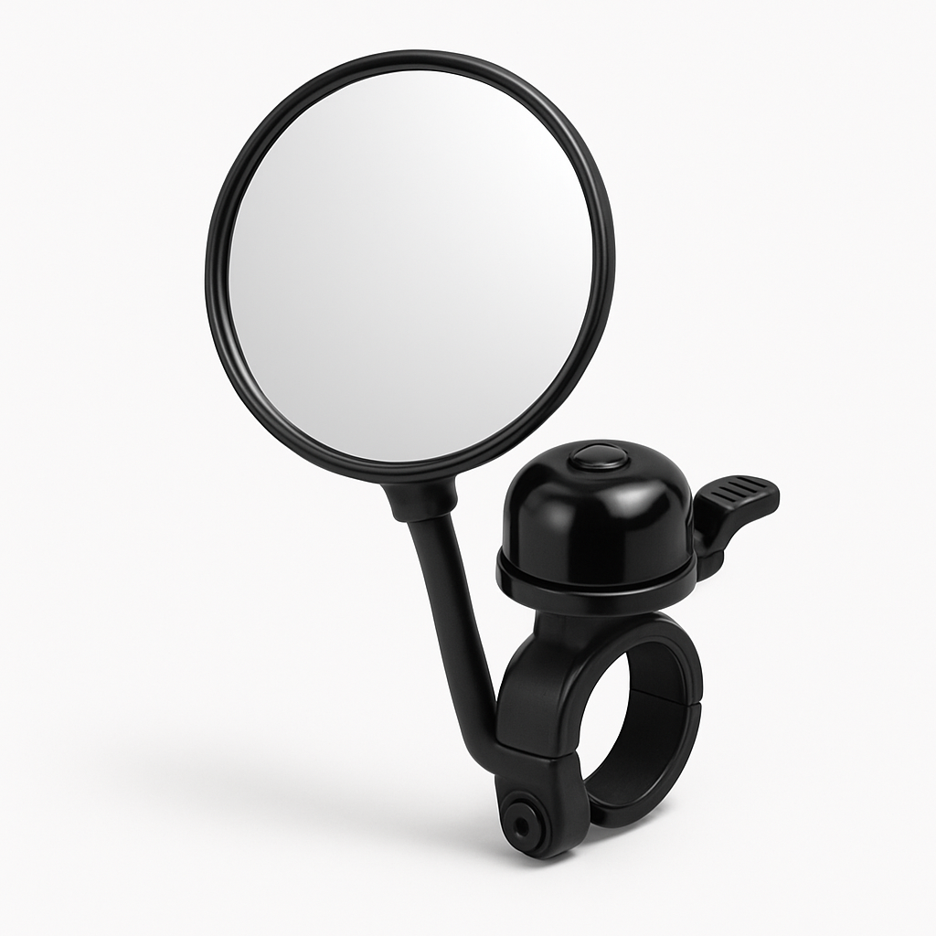 URLIFE Gear Handlebar Mirror & Bell Combo